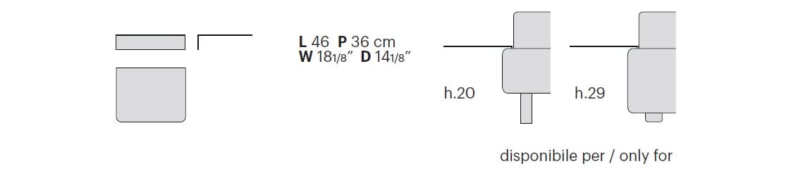 Деревянная тумбочка Bolzan SLIM ARCH-00074461 - Вид №2