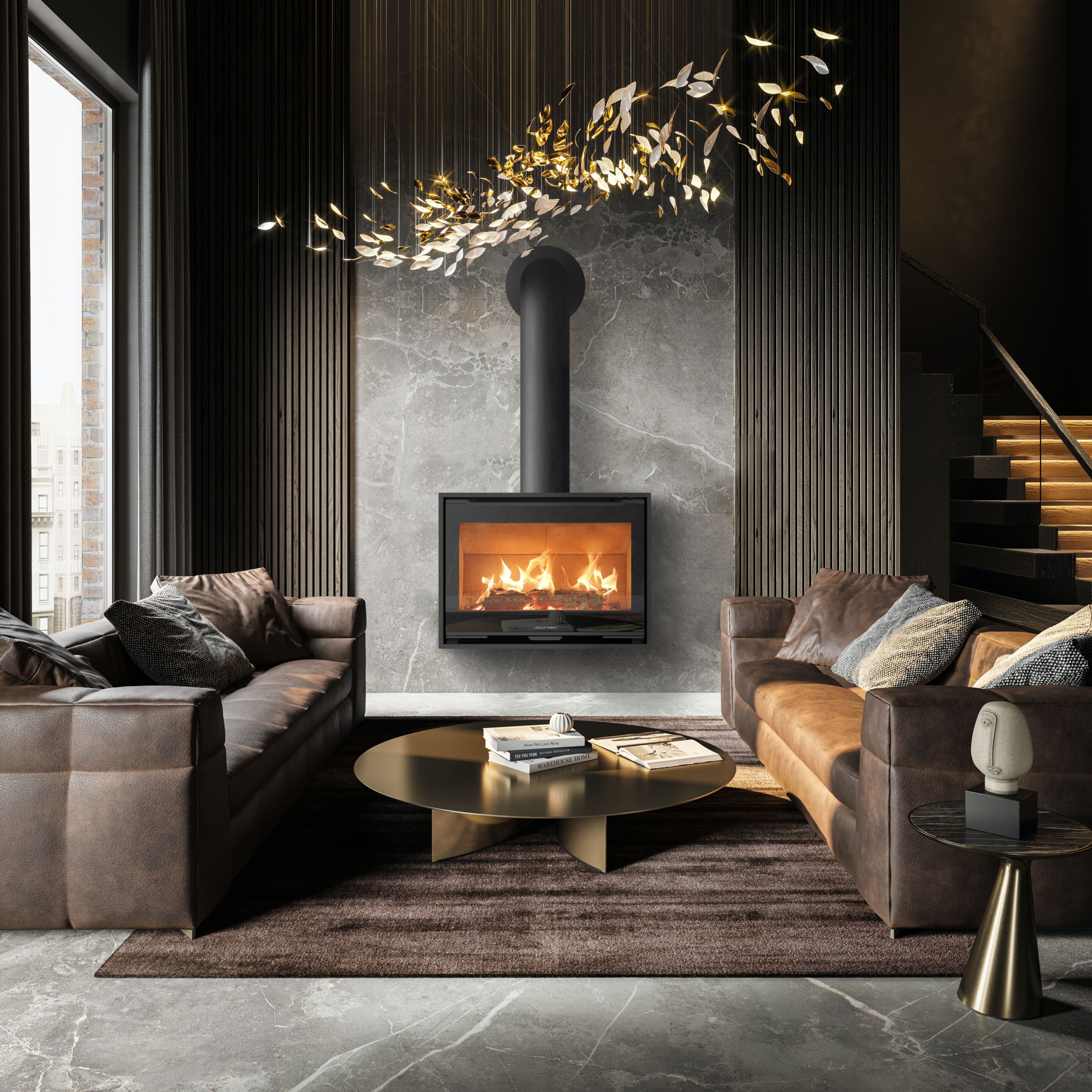 Дровяная печь для обогрева воздуха Jolly Mec воздушные системы ARCH-00117979 - Вид №4