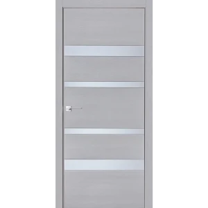 Межкомнатная дверь ПРИНЦИП Бостон с магнитным замком, серая 90×200 см 89340268