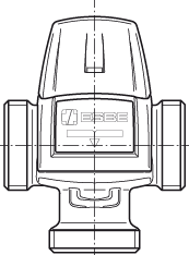 3168 14 00 VTA563Ротационные клапаны » Esbe серии VTA360, VTA560  - Вид №1