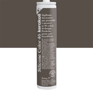 90813335 Герметик KERAKOLL SILICONE COLOR 46 Темный синевато-черный 310мл STLM-0947701
