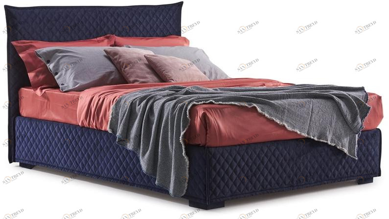 Milano Bedding Кровать-контейнер со съемным чехлом из ткани sun-id-1409318
