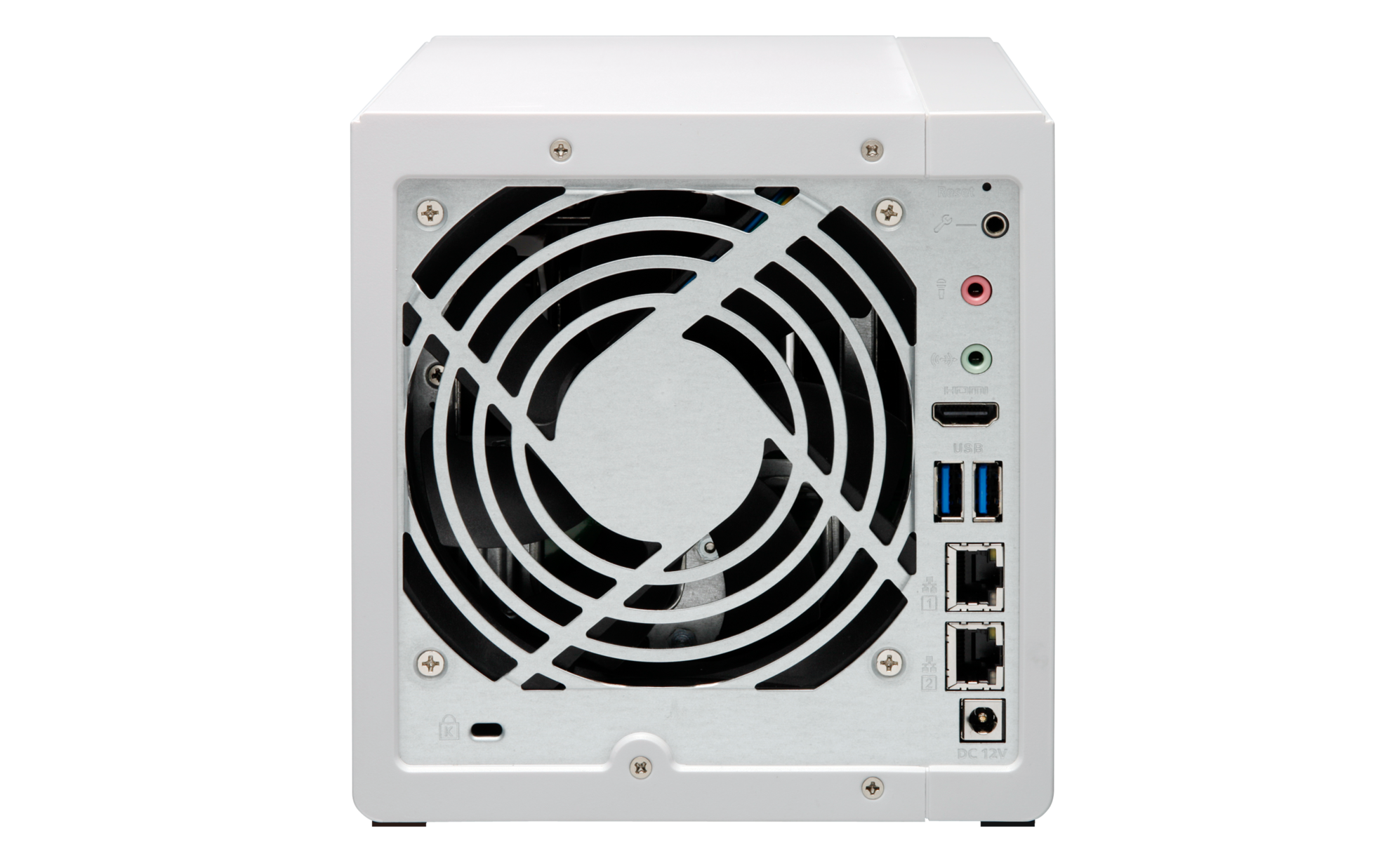 D4 Pro Channel nas, 4 hot-swap tray w/o hdd. celeron n3060 dual-core 1.6ghz-2.48ghz, 1gb ddr3l (1x1gb up to 8gb), hdmi, 2xge lan, 3xusb 3.0 QNAP Santreyd  - Вид №4