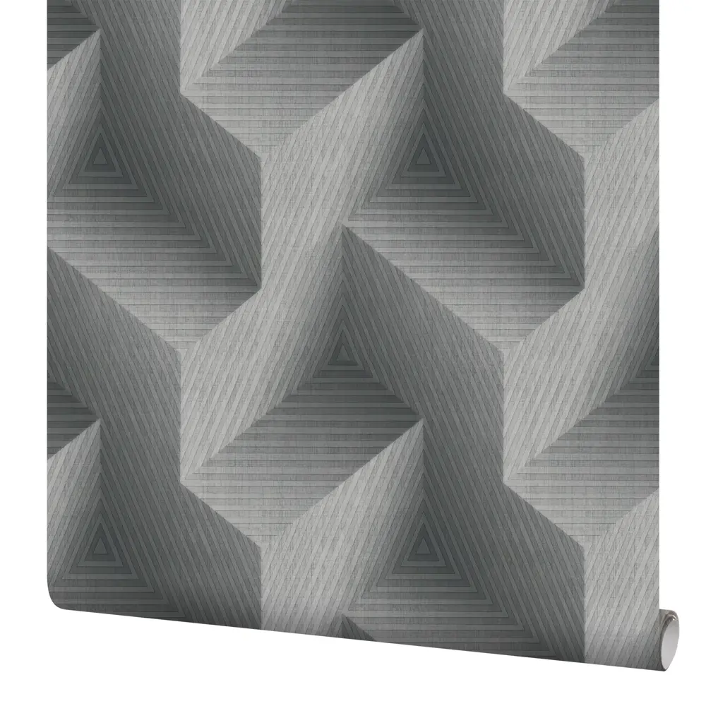 Erismann Rebus: Флизелиновые обои серые с геометрическим рисунком 89404404 STLM-1577596