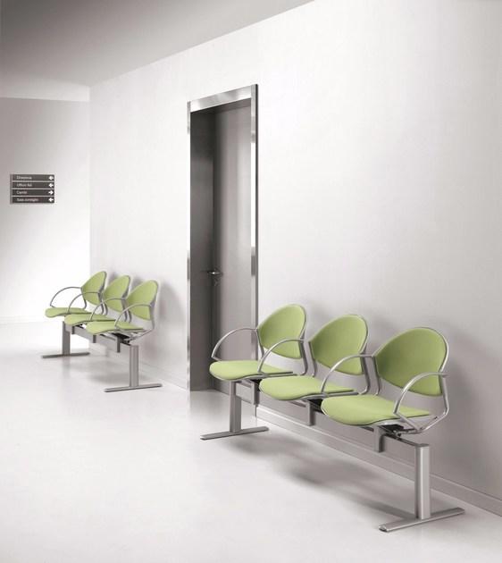 TALIN Сиденье на балке пола из ткани с подлокотниками Delfi sun-id-1504117 - Вид №2