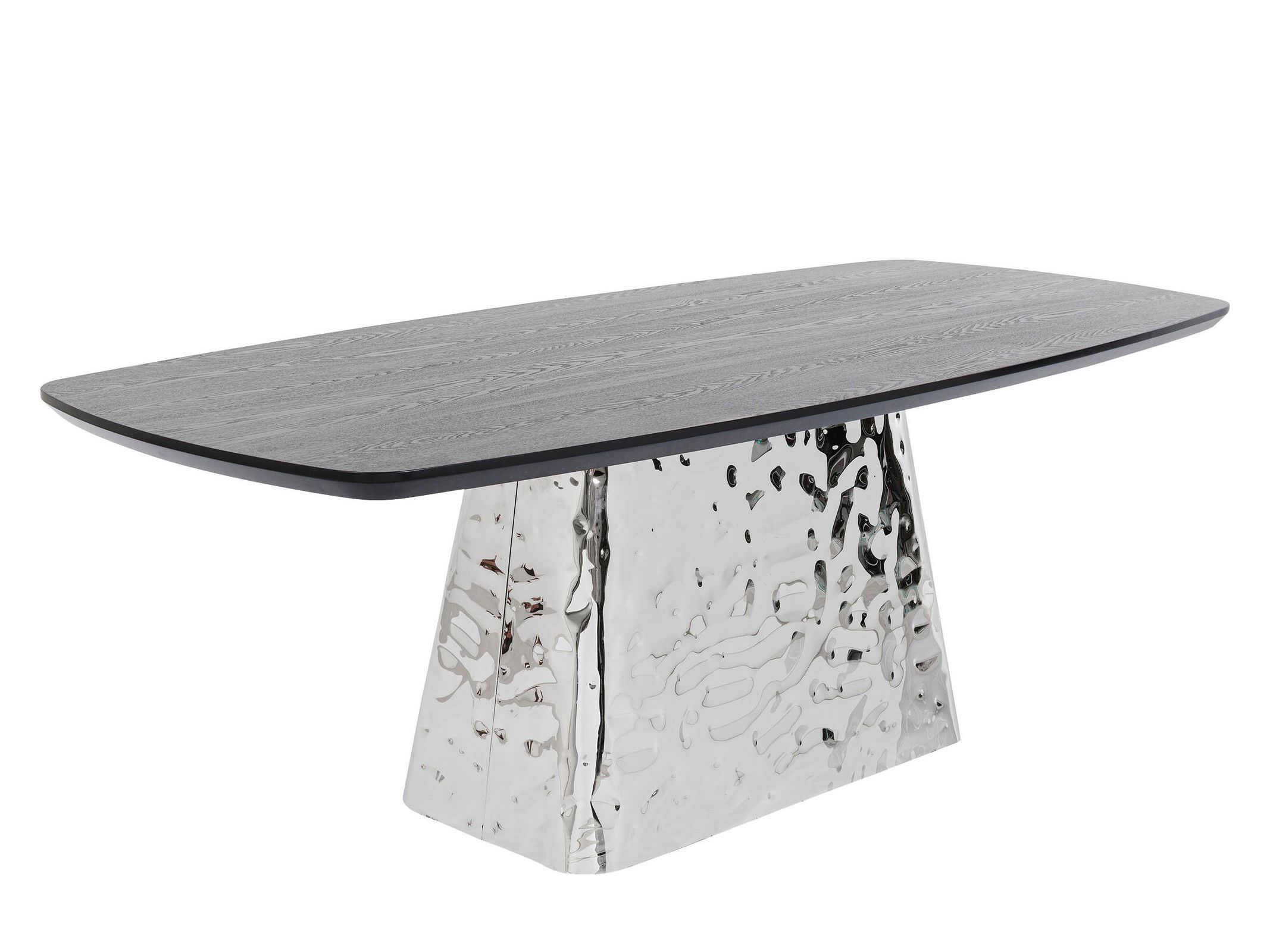 Обеденный стол из стали и дерева KARE Design Caldera ARCH-00098801