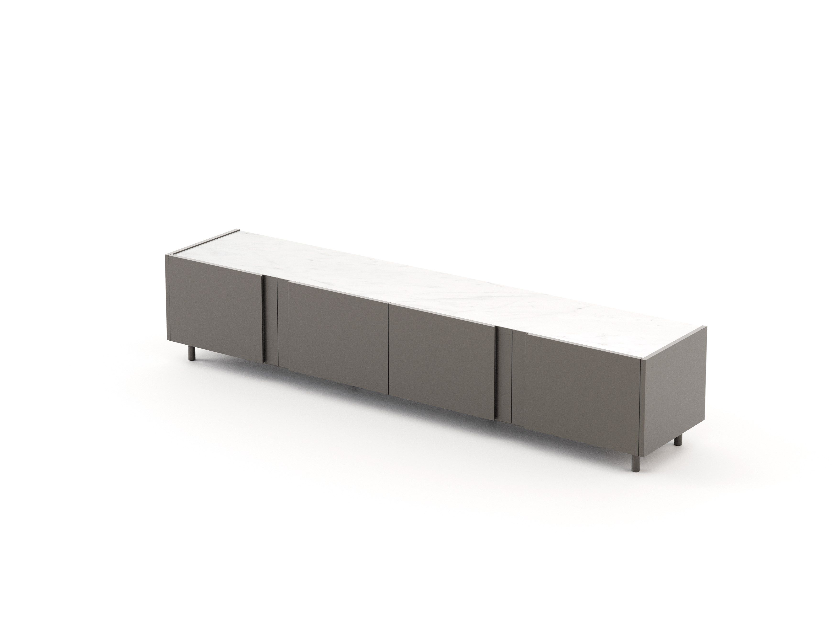 Низкий шкаф для телевизора из грецкого ореха Stylish Club Sevilha ARCH-00153343 - Вид №18