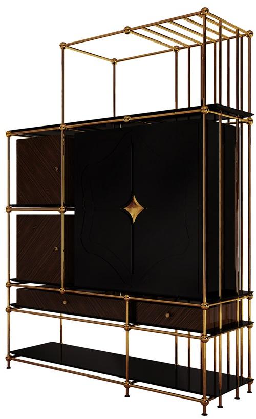 Porustudio Комод из фанерованной древесины с распашными дверцами Vegas sun-id-1471081 - Вид №2