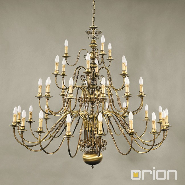 Orion LU 1239/18+12+6+3 Patina Adler люстра светильник подвесная 75343 - Вид №2