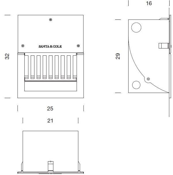 URBIDERMIS Светодиодный уличный настенный светильник sun-id-1462760 - Вид №6
