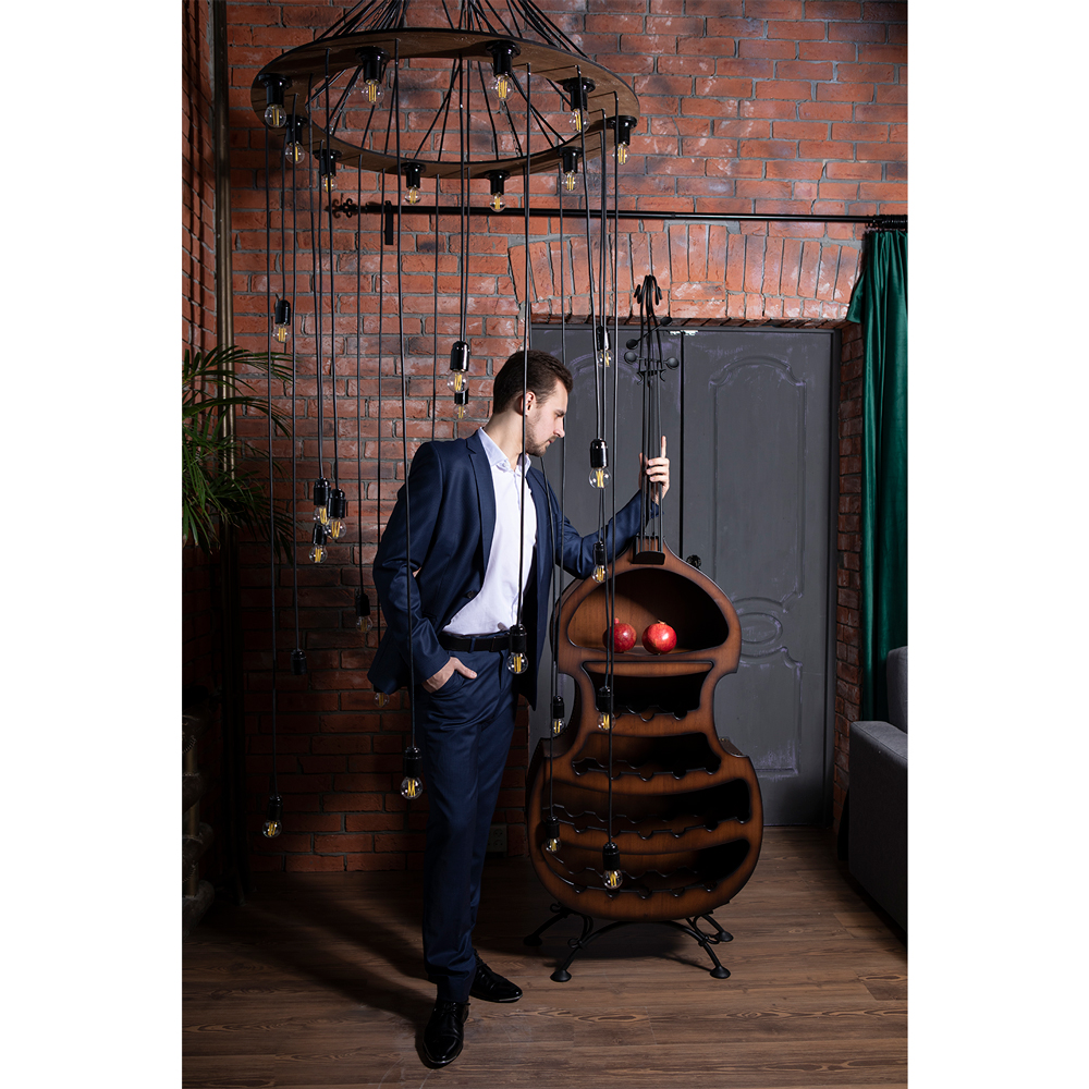 54045 Мини-бар Контрабас 2 Орех BOGACHO 4627138198681 - Вид №2