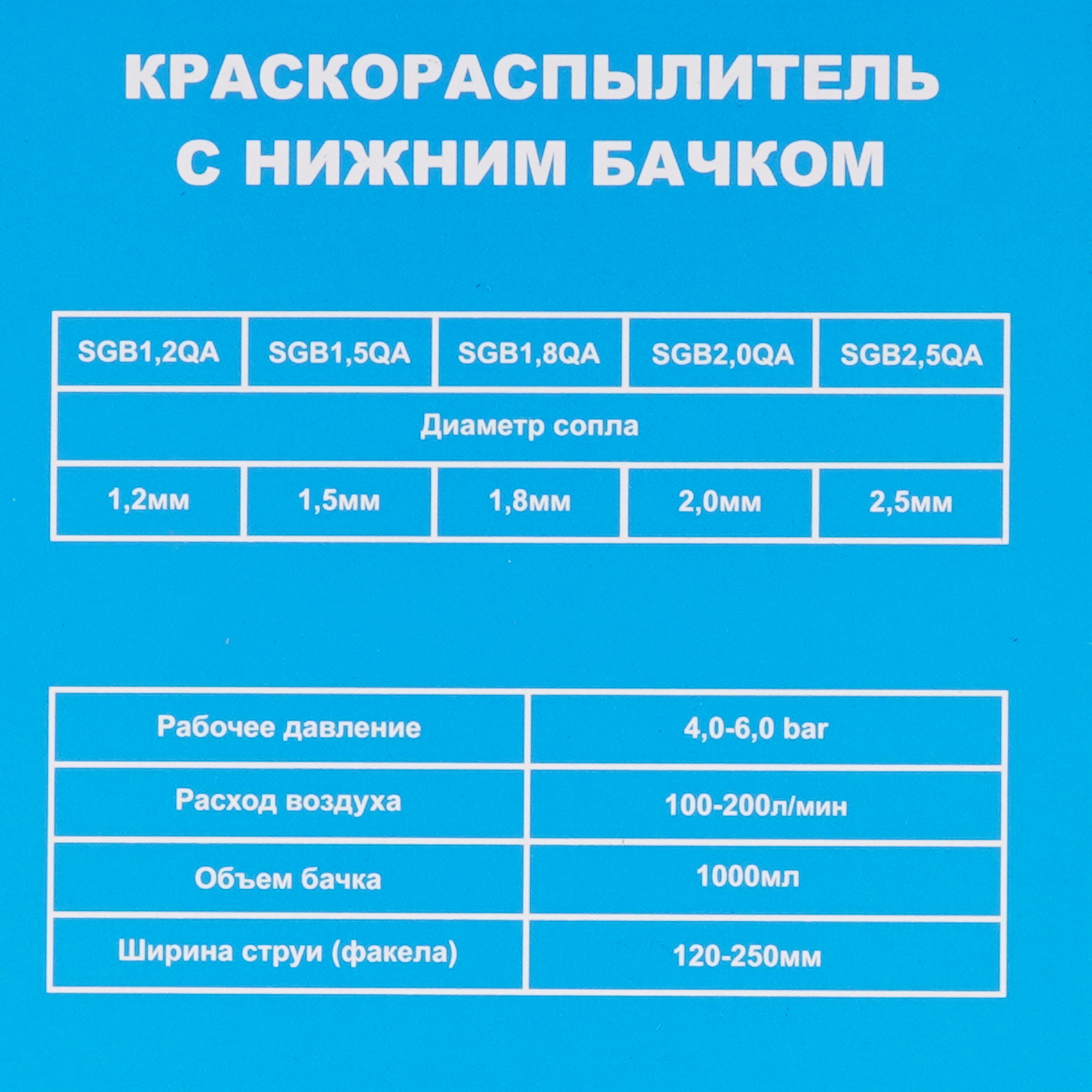 Краскораспылитель Concorde SGB1.2QA 9175541 STDN-0099363 - Вид №5