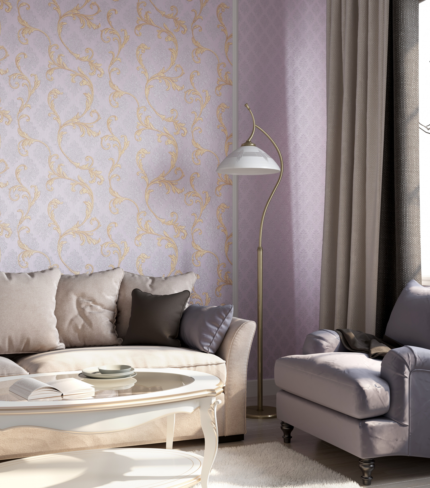 Рулон обоев основа Флизелиновая HC71446-12 Home Color Мин. заказ 8 рулонов HC7144612 - Вид №6