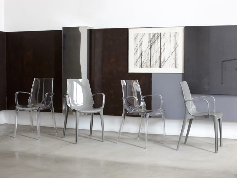 Штабелируемый стул из поликарбоната с подлокотниками S-CAB тщеславие ARCH-00122431 - Вид №1