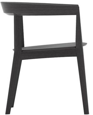 Andreu World Деревянный стул с подлокотниками Carola So0907 - Вид №3