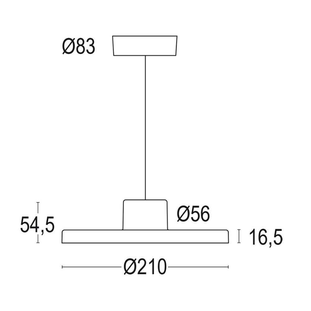 Disk 1S Ghidini Disk S .01 Белый (Матовый)  - Вид №3