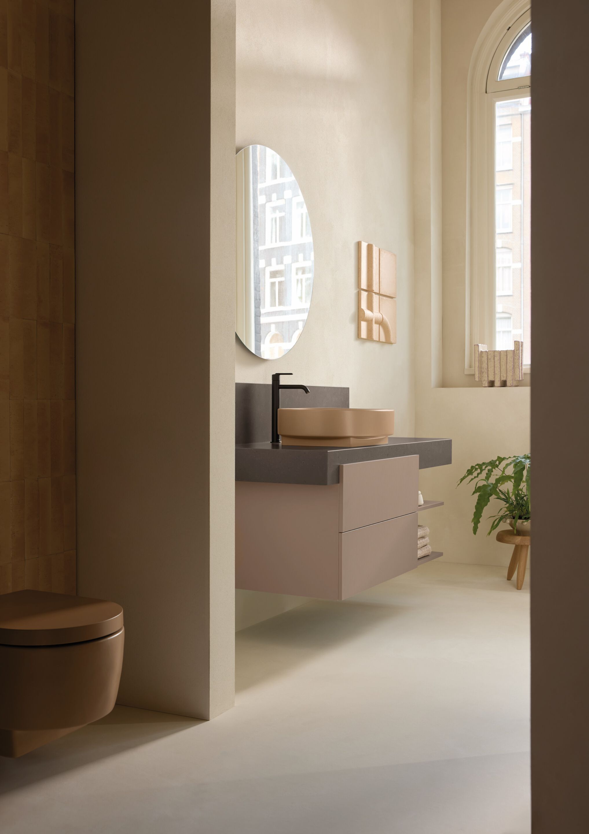 Однорычажный смеситель для раковины из нержавеющей стали Duravit Balcoon ARCH-00059389 - Вид №3