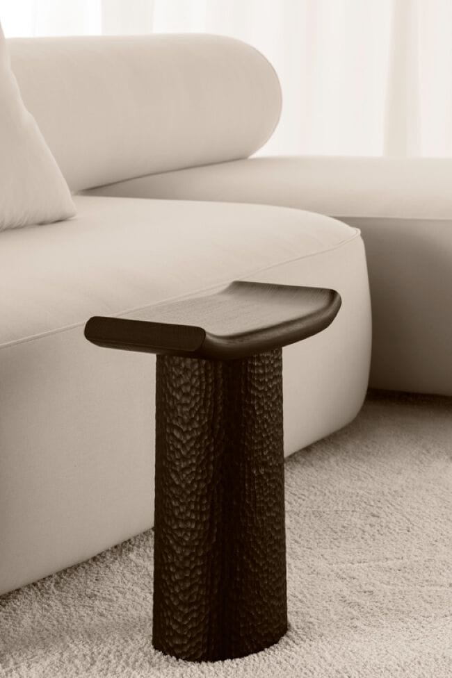 Твердый деревянный низкий стул Vibieffe Quite luxury ARCH-00145344 - Вид №2