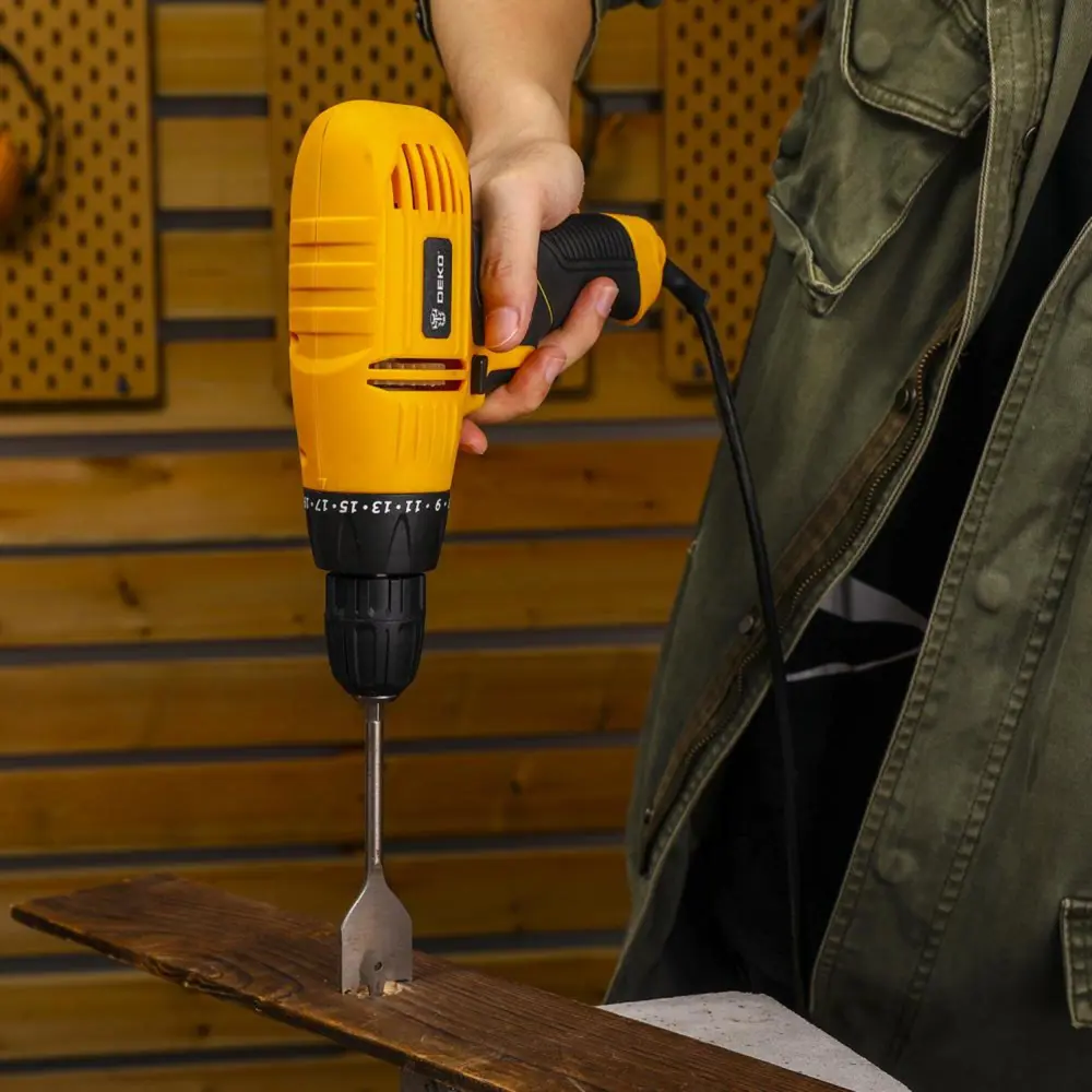 Дрель-шуруповерт сетевая Deko DKD500, 500 Вт STLM-2020245 - Вид №4