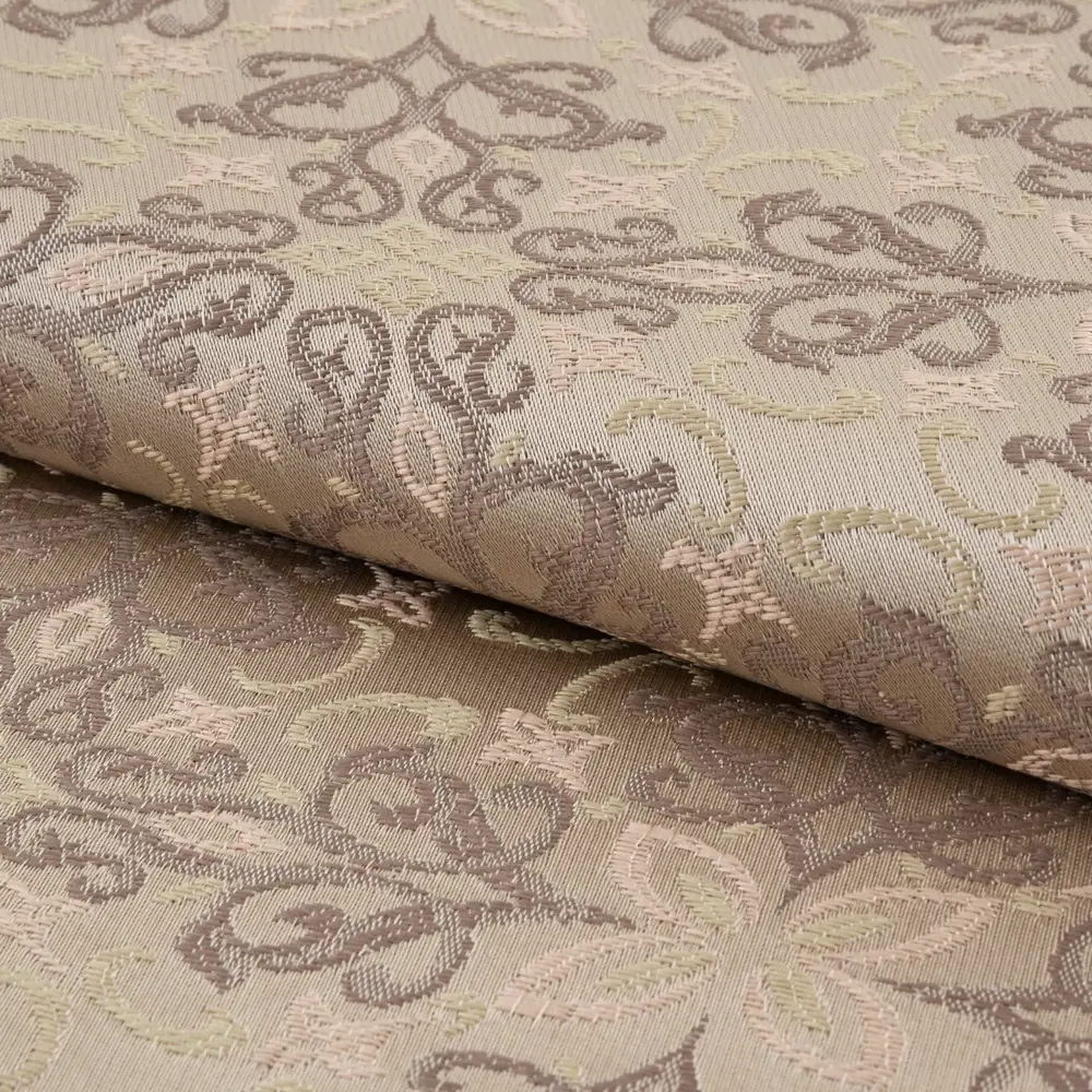 Ткань 1 м/п Simfonia жаккард 325 см цвет бежевый AMETIST STLM-2117911