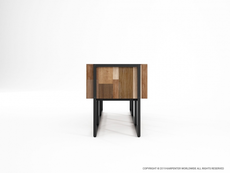 478_1178 Медиа-шкаф с 3 ящиками Karpenter Carv'n in Black  - Вид №3