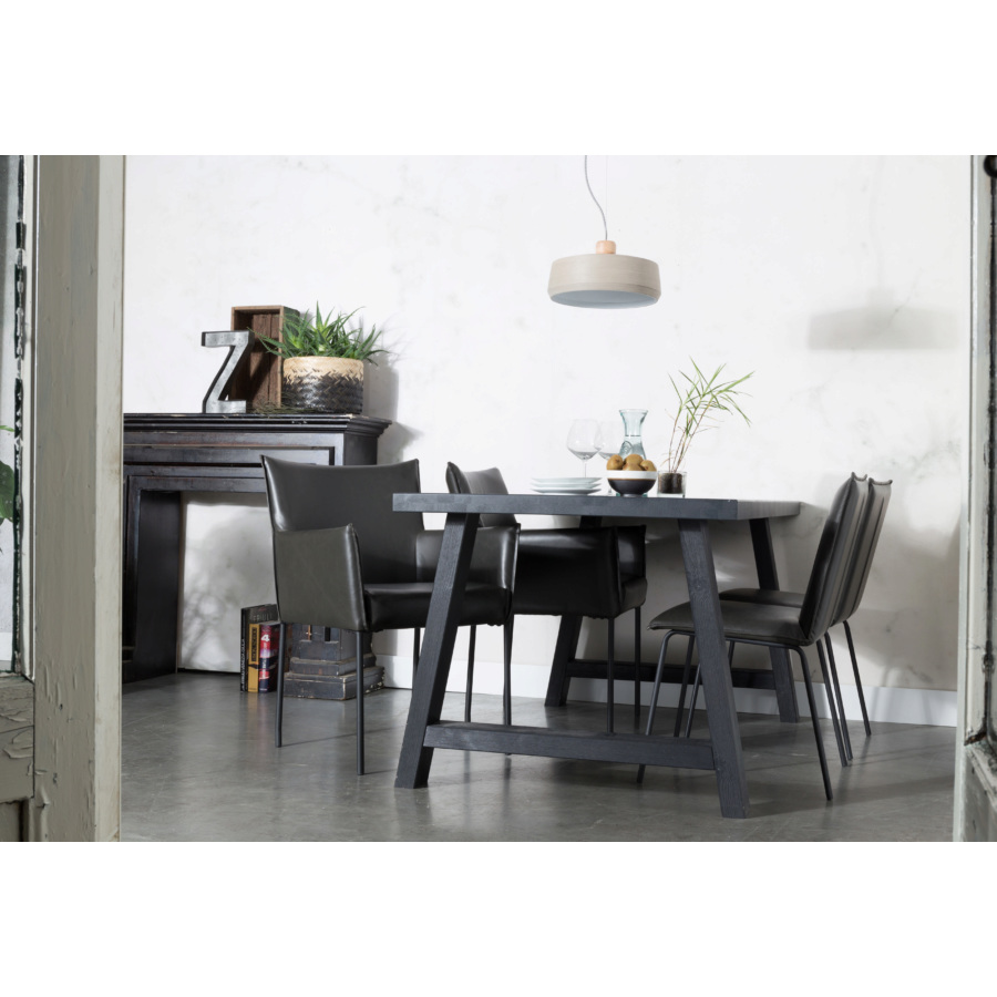 Кресло Dion черное White Label Living 1200120 - Вид №1