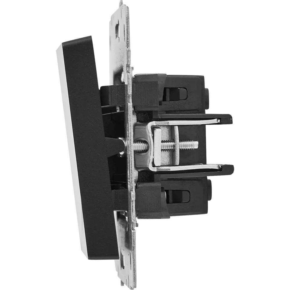 Выключатель IEK Brite трехклавишный матовый черный для современного интерьера 87761712 STLM-1102765 - Вид №3