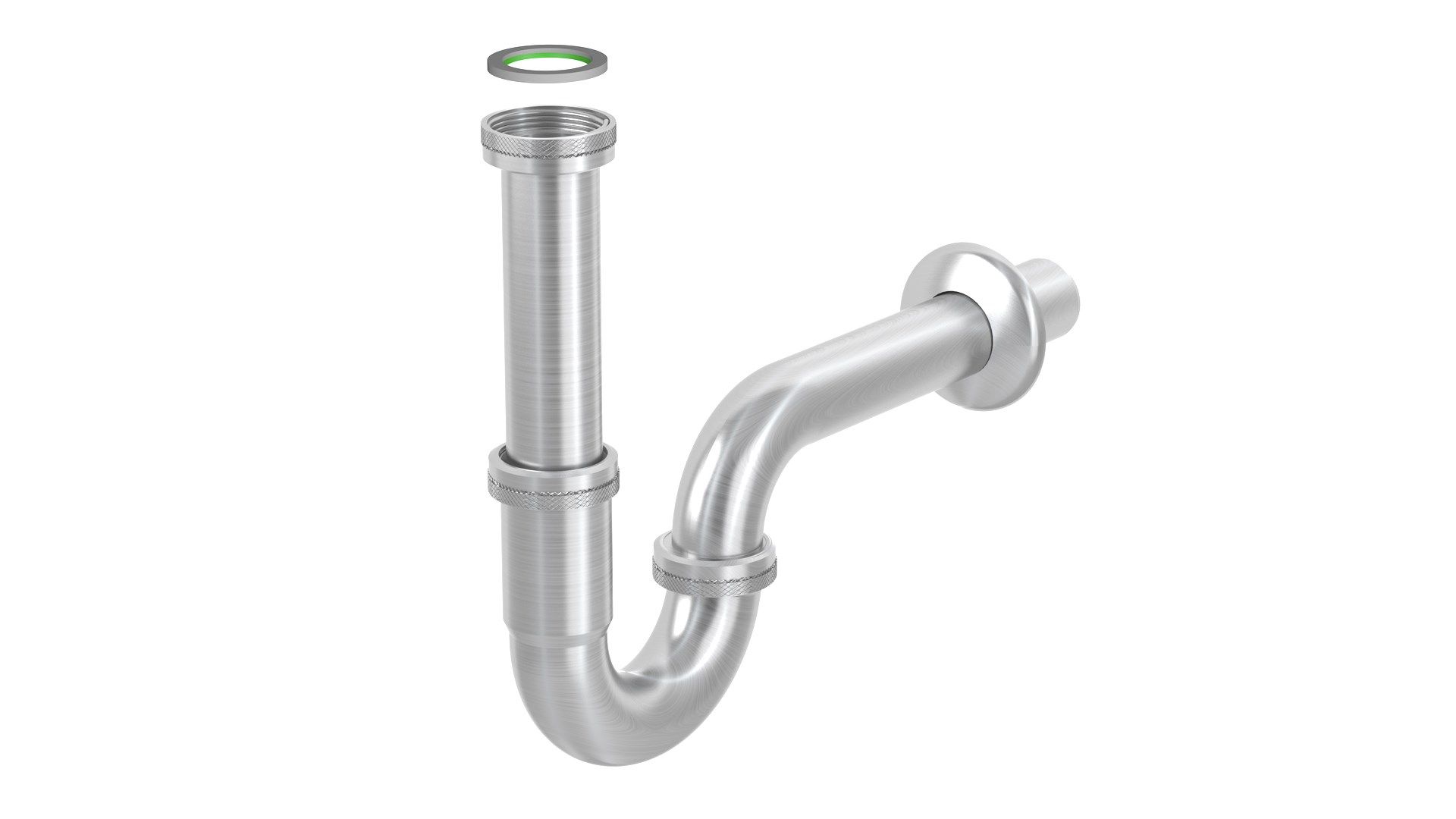 Сифон из нержавеющей стали для умывальника Bonomini TUBULAR ARCH-00137907 - Вид №1