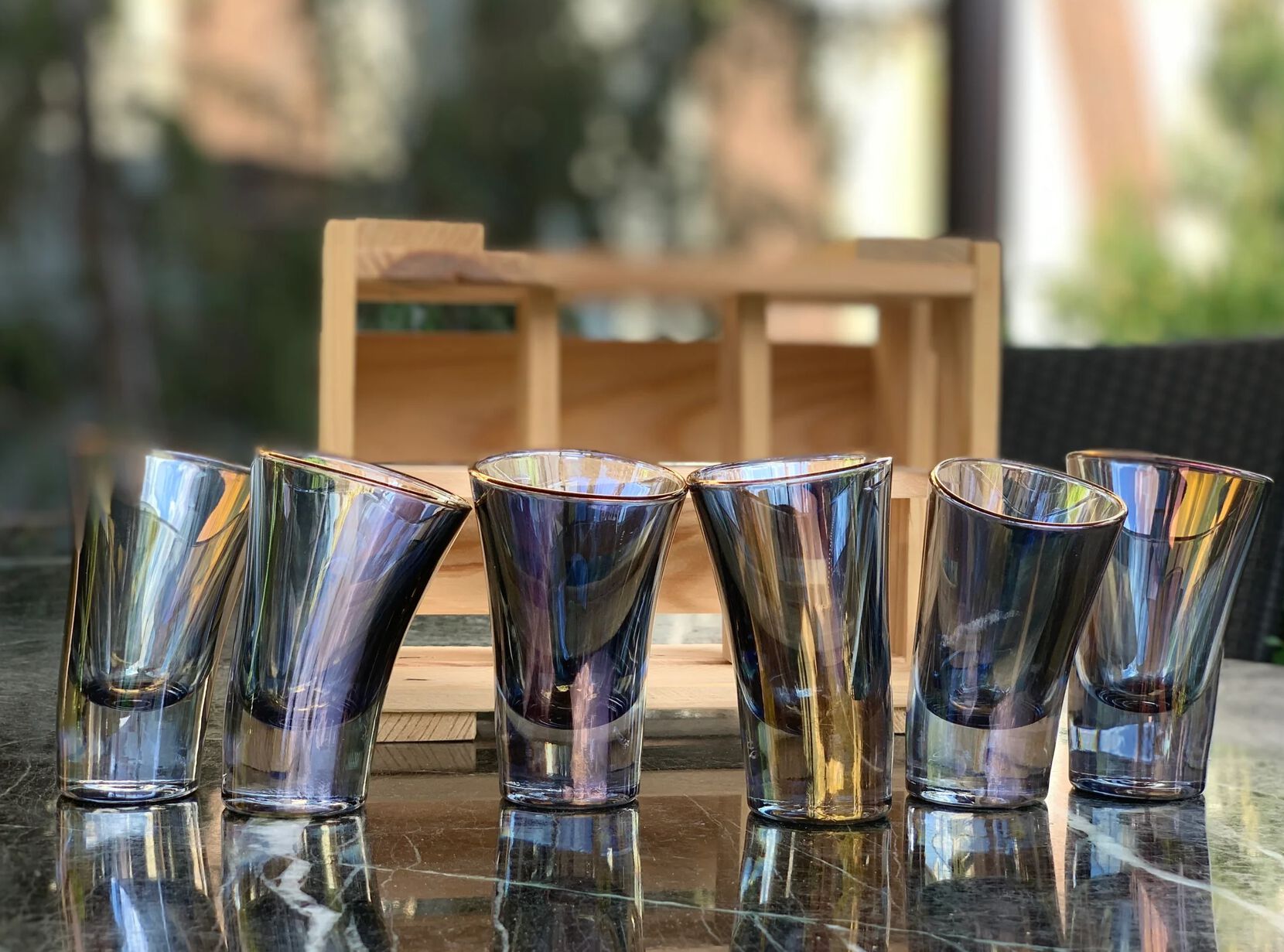 Набор стеклянных стаканов для ликера PlusObject HOLOGRAPHIC ARCH-00038112 - Вид №1
