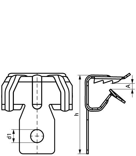 50020066 Britclips® FC Клипсы для стальных балок для балок walraven  - Вид №1