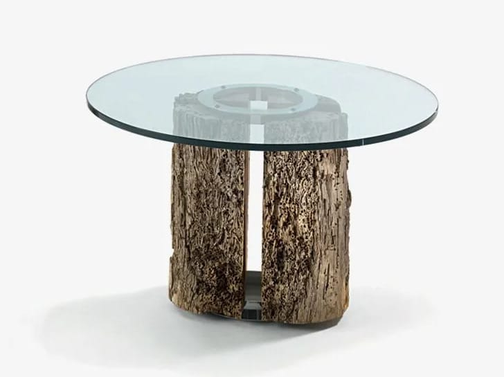 Круглый стеклянный журнальный столик Riva 1920 Briccole ARCH-00047039