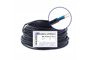 16231505 Кабель ВВГ-Пнг LS 2х1,5 ГОСТ DIY - 10 м 54623 Кабель-Арсенал