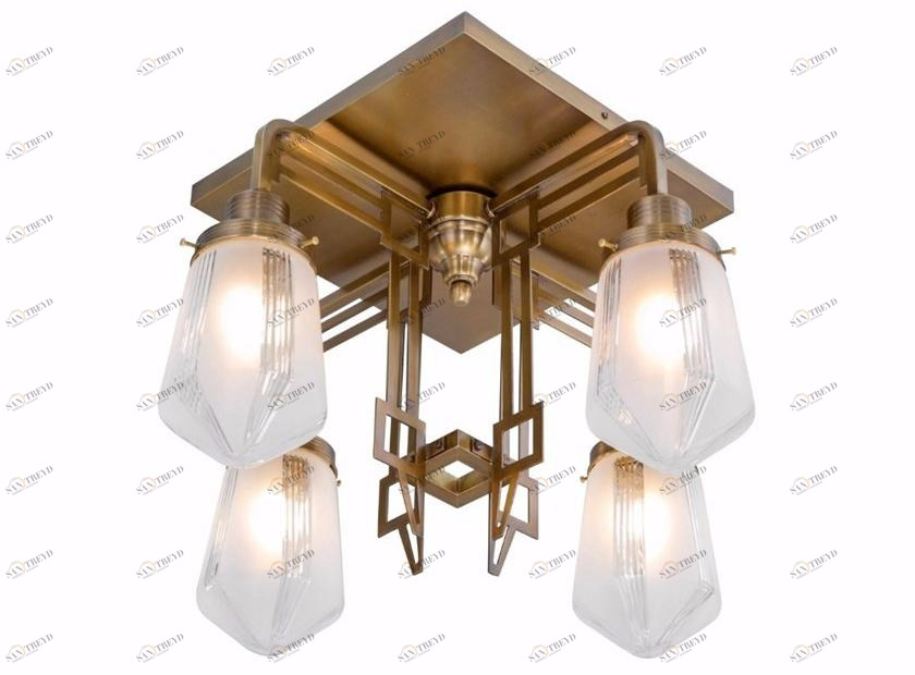 Patinas Lighting Потолочный светильник из латуни ручной работы Hoffmann sun-id-1379720