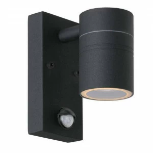 Уличный спот светодиодный настенный с датчиком движения графит Arne-Led 14866/05/30 LUCIDE ARNE-LED BLACK 00-3897825 Черный