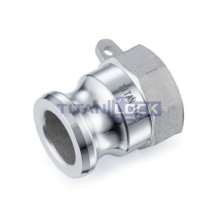 Камлок алюминиевый тип А серия "EcoLine" ниппель, внутр. резьба BSP 1", TL100AAL-EL TITAN LOCK  - Вид №2