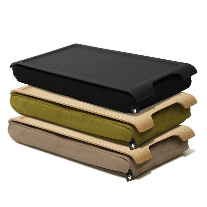 Подставка с пластиковым подносом Laptray мини черная Bosign 263182 - Вид №4