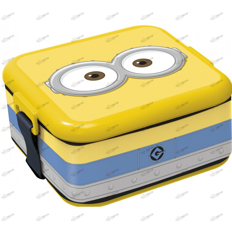 Ланч-бокс пластиковый "Миньоны" STOR МИНЬОНЫ 335830 Желтый Santreyd 