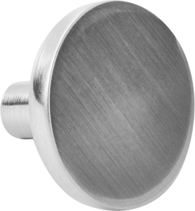 84492043 Ручка-кноб Jamy 35x35 мм, цвет глянцевый никель STLM-0050612 INSPIRE