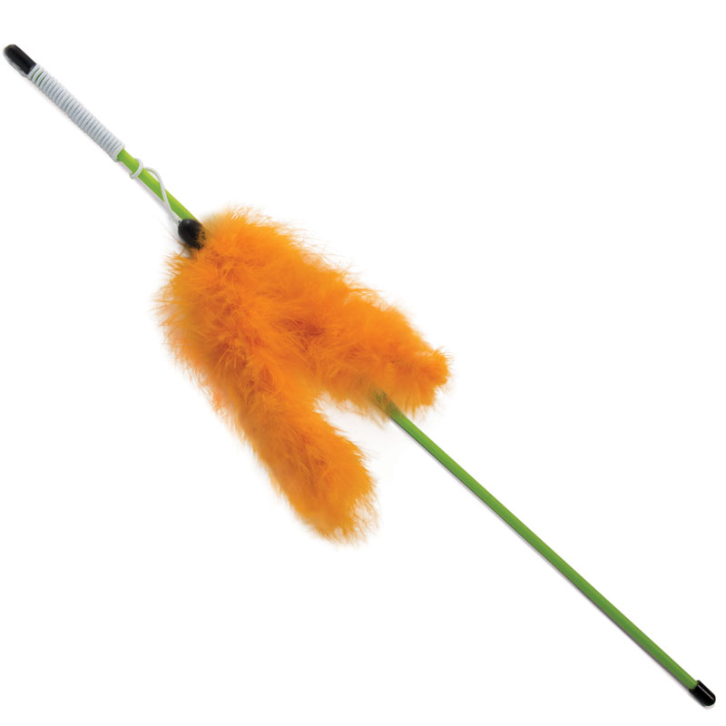 ПР0020938 Игрушка для кошек Дразнилка Двойная кисточка, 120/500мм TRIOL 