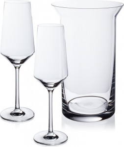 10629243 Schott Zwiesel Набор кулер для бутылки и 2 фужера для шампанского Schott Zwiesel "Чистота" Стекло