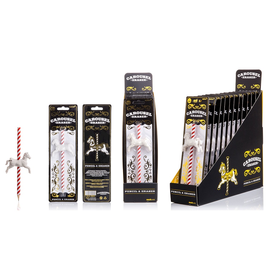 SK ERASERHORSE1 Карандаш с резинкой Suck UK  - Вид №6