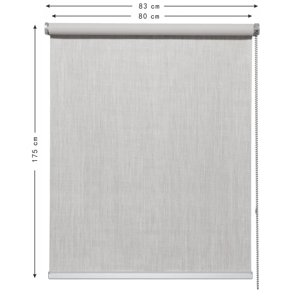 INSPIRE Natal - рулонные шторы блэкаут светло-серые с экосертификатом 82689657 STLM-0034142 - Вид №2