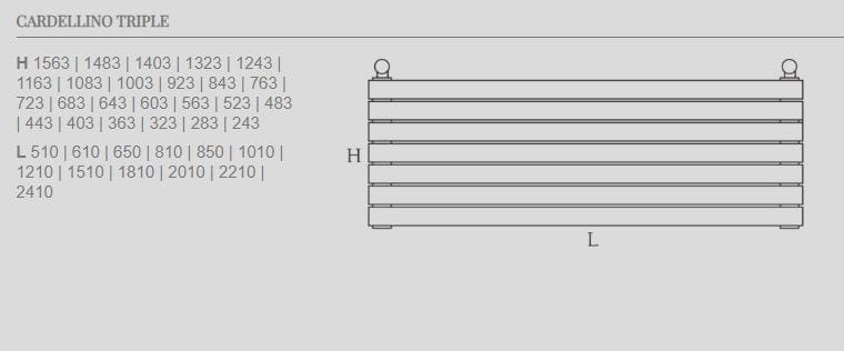 Настенный стальной полотенцесушитель Caleido ARCH-00004273 - Вид №2