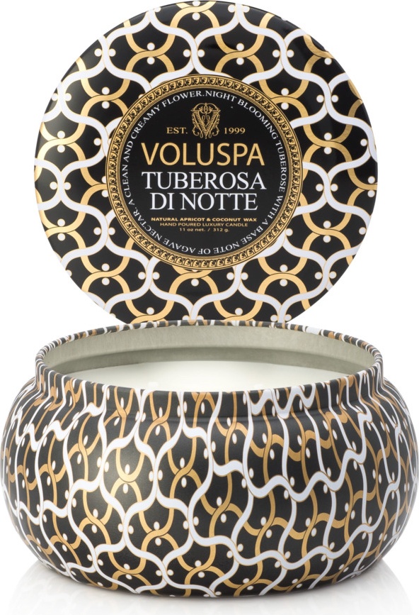 10664247 VOLUSPA Ароматическая свеча Voluspa "Ночная тубероза", с 2 фитилями, 312гр 