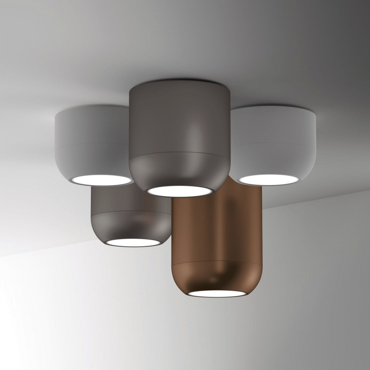 Потолочный светильник PL URBAN M Matt nickel от Axo Light PLURBANMNIXXLED AXO LIGHT ДИЗАЙНЕРСКИЕ 244213 Никель  - Вид №2