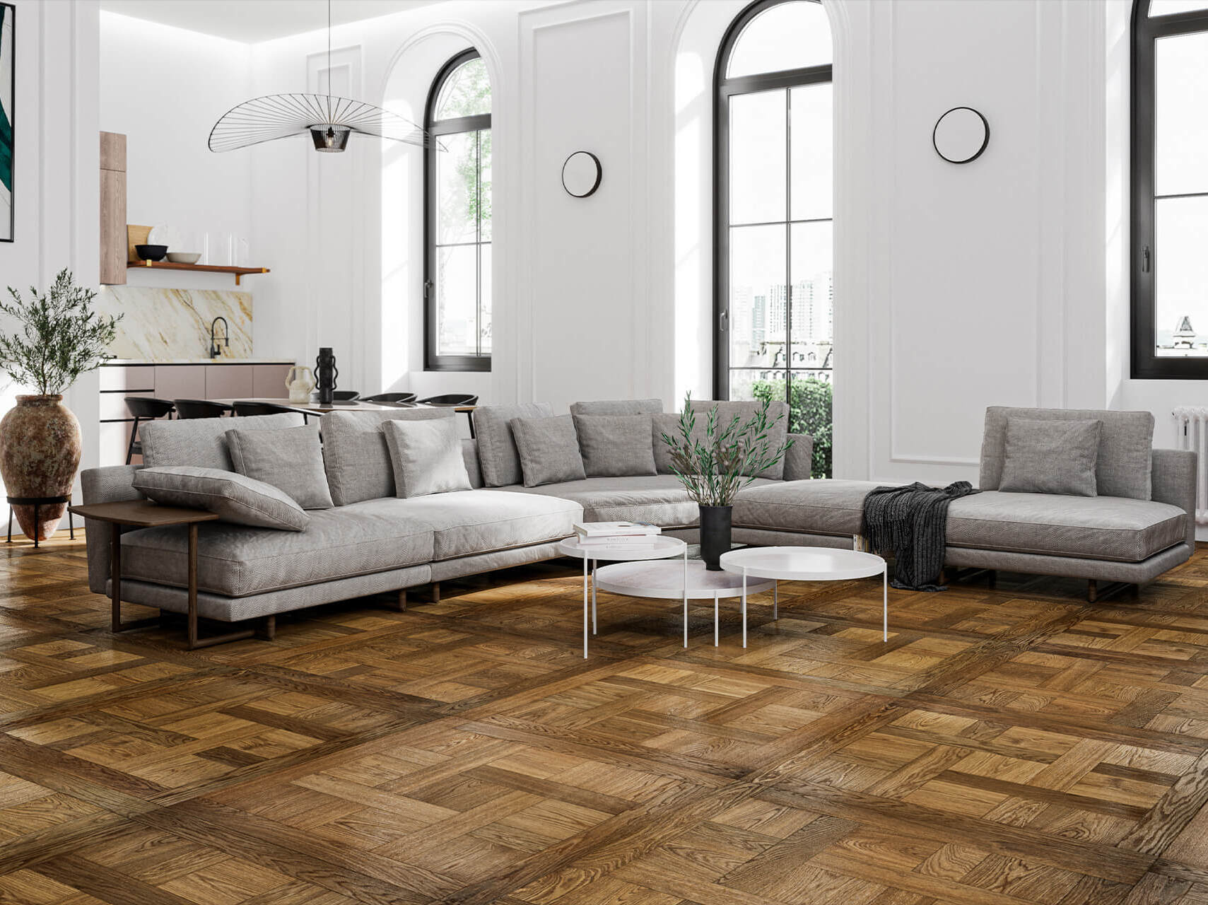 Паркет из массива дерева Décoplus Parquets Les Motifs ARCH-00049108 - Вид №2