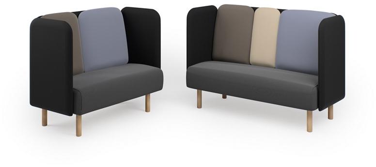 SOFTREND 2-местный тканевый диван с огнестойкой обивкой August sun-id-1453633 - Вид №1