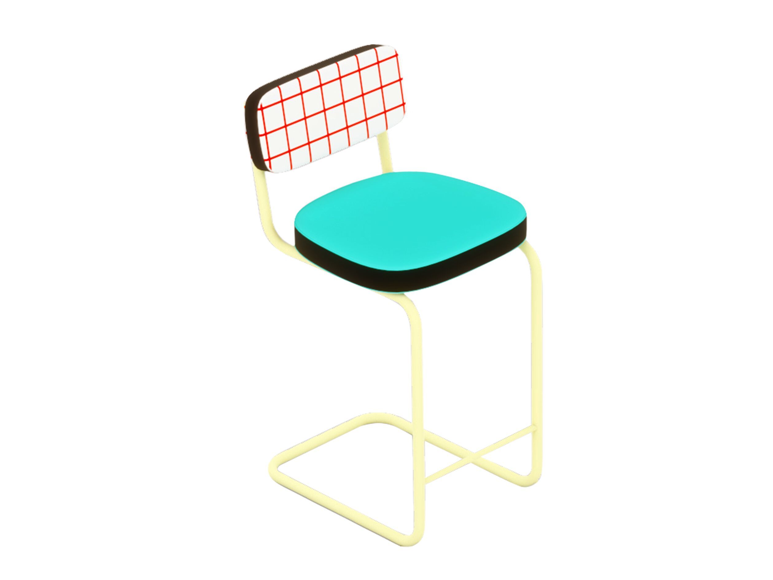 Высокий металлический табурет Seletti Superfurniture ARCH-00009891 - Вид №1