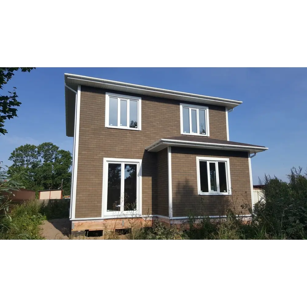 Фасадная плитка ТЕХНОНИКОЛЬ HAUBERK песчаный кирпич для облицовки 18734694 STLM-0012271 - Вид №11