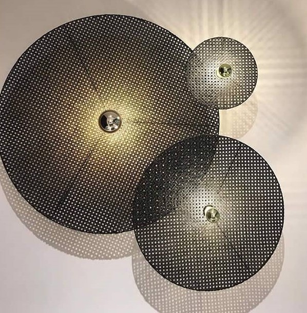 075452 Бра A1053/10 см металл хром + 1125/60 см черный ротанг Aromas del Campo Tan Tan 